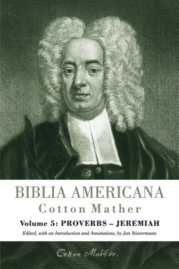 Buchcover des 5. Bandes. © Jan Stievermann, Biblia Americana